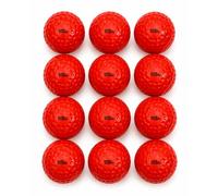 Feed Buddy Balls x 12 - works in Automatic Cricket Machine, PRO Machine or Speed Buddy Machine, Red, Pack of 12. Also works in all other bowling machines