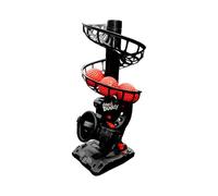 Feed Buddy PRO Cricket Bowling Machine - Automatic Ball Feeder for Batting Practice, Swing & Spin Deliveries up to 10m, Mains or Battery Powered, Solo Training for Adults & Kids