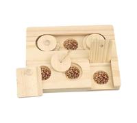 Feed Finders for Rabbits | Wooden Feeder Finder for Small Pets | Cute Puzzle Indoor Cage,Indoor Feeding,Cage, Pet Play, Home, Hamster, Mouse Houses