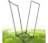 FEED GARDEN Trash Bag Holder, Outdoor Metal Leaf Bag Holder Stand, Garbage Bag Frame Holder for 30-45 Gallon Bags for Leaves, Camping, Yard Weeding, Lawn Party
