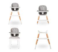 Feed Me Combi 4-in-1 Highchair/Lo Chair/Booster Seat/Stool - Grey