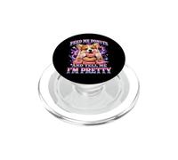 Feed Me Donuts And Tell Me Im Pretty Corgi PopSockets PopGrip for MagSafe