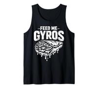 Feed Me Gyros Funny Gr ood Lover Gyro Sandwich Design Tank Top