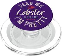 Feed Me Lobster I Woman Lobster Girl I Lobster Lover PopSockets PopGrip for MagSafe