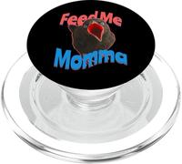Feed Me Momma s Hungry Baby Crow s Mom & Child PopSockets PopGrip for MagSafe