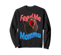 Feed Me Momma s Hungry Baby Crow s Mom & Child Sweatshirt