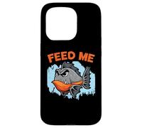 Feed Me Piranha Collector Aquarist Fishkeeping Fish Lover Case for iPhone 15 Pro