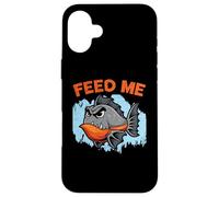 Feed Me Piranha Collector Aquarist Fishkeeping Fish Lover Case for iPhone 16 Plus