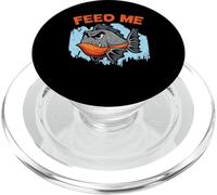 Feed Me Piranha Collector Aquarist Fishkeeping Fish Lover PopSockets PopGrip for MagSafe