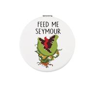 Feed Me Seymour Little Horrors Musical Compact Mirror Movie Fans Gift Broadway Musical Pocket Makeup Travel Mirror (FEED ME SEYMOUR mirror 1uk)