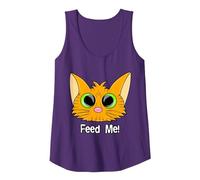 Feed Me Tank Top, Women, Purple, Medium