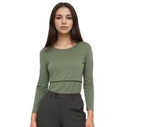 FEED ME THREADS (L Long Sleeve Maternity Nursing Breastfeeding Top (UK, Alpha, L, Regular, Regular, Khaki)