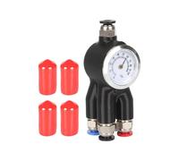 Feed Pipe 4 in 1 Adapter Five Way Port Connector 3D Printing Expansion Port for Lab X1C P1P 3D Printer Filament Tube Expansion