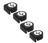 Feed Port Protector for 3D Printer, ABS Heat Shield for Bambu Lab X1C/X1E/P1P/P1S/A1 for Mini Replacement Feeding Port (Pack of 4)