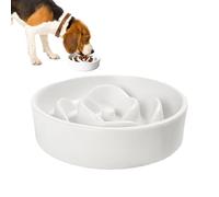Feed Slow Dogg Bowll - Interactive Ceramic Eating | Feeding Game Tableware | Interactive Puzzle Game | Anti-Elf Puzzle Bowl for Dog Kitten Puppy at Home