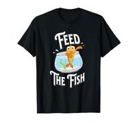 Feed The Aquarium Fish Food Funny Fish Tank Feeding T-Shirt