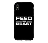 FEED THE BEAST MASS GAIN MUSCLE BUILDING GYM WORKOUT Case for iPhone XS Max