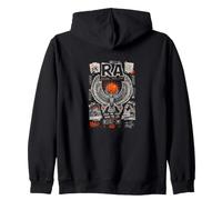Feed The Light Burn The Lie Solar Eagle Zip Hoodie