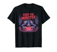 Feed The Monster Horror Creepy T-Shirt