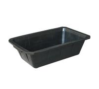 Feed Trough - 10L Horses Feeder Pan, Durable Rubber Bucket Feeding Bowl, Heavy-Duty Livestock Meal Container, Stable Outdoor Feeding Pan Rugged Farm Animal Supply Tray for Poultry Chicken Cattle
