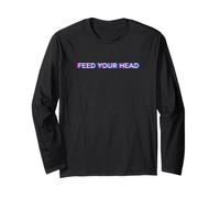 Feed Your Head Psychedelic Trip Magic Mushrooms Psilocybin Long Sleeve T-Shirt