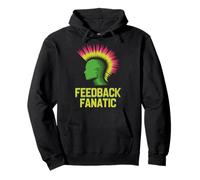 Feedback Fanatic Punk Rock Music Pullover Hoodie