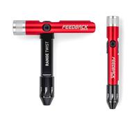 Feedback Sports | Range Twist Torque Wrench (2-8Nm) | Includes 10 Fastener Sizes in 6 S2 Steel Bits | for Bicycle Maintenance and Repair