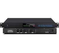 Feedback Suppressor, 2 In Out Digital Audio Processor, Ktv Microphone Frequency Shifter, 9-Level Anti-Howling, For Performance Stage Conference