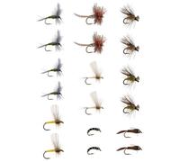 Feeder Cr ly Fishing Assortment | 18pc Grab & Cast Pennsylvania Hatch Authority Collection | Dry Flies, Nymph Flies and Midges for the Northeast | Trout Flies and Bass Flies