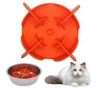 Feeder Dog Bowl - Silicone Puzzle Feeding Dish Non Slip Design Large Breed Anti Choking Bloat Control Healthy Pet Feeder | Interactive Slow Eating Bowl Dog Cat Puzzle Fee der Large Breed Training