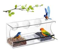 Feeder For A - Drip Proof Acrylic Food Container, Removable Transparent Window, Secure Fixing, Lightweight Durable Tray | Observation Tool