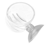 Feeder for Shrimp - Transparent Floating Dispenser with Trays - for Terrarium Aquarium Shrimp Betta Turtles Crabs Frogs Bearded Dragon Tortoises