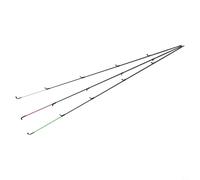 Feeder Rod Top Tip Section Fast Action Carbon Fiberglass Replacement Tips for Carp Fishing Rod Extra Hard Construction 51-53cm Length(4133)