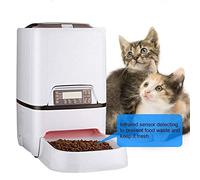 feeders 6L Automatic Convenient Pet Timing Feeder with Voice Recorder Speake LCD Display Infrared Sensor Cat Dog Food Feeding Dispenser