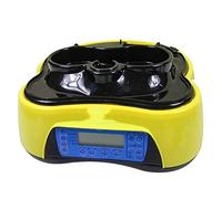 feeders Yellow 1.6L pet Dog cat Intelligent Automatic Feeder Timing quantitative Food Dualuse Water Dispenser 4 Meals recordable Battery Bowl Tray