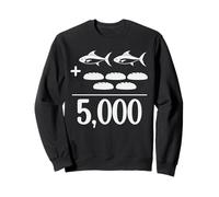 Feeding 5000 Biblical Miracle Fish Bread Faith Story Bible Sweatshirt