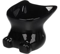 FEEDING AND DRINKING BOWL DOBY BLACK 11x11x12CM 120ML