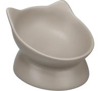 FEEDING AND DRINKING BOWL FILOU ROUND TAUPE 13CM 140ML