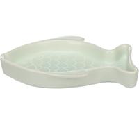 FEEDING AND DRINKING BOWL FISHIE GREEN 17x14x2,5CM 200ML