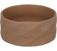 FEEDING AND DRINKING BOWL HASEL ROUND DARK BROWN 15,5x6,5CM 700ML