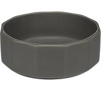 FEEDING AND DRINKING BOWL VALERIO ROUND GREY 16x6CM 800ML