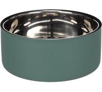 FEEDING AND DRINKING BOWL XARA ROUND GREEN 20,5x8,5CM 1,9L
