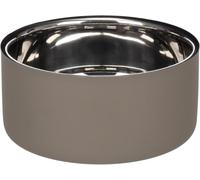 FEEDING AND DRINKING BOWL XARA ROUND TAUPE 17x7,4CM 1,2L