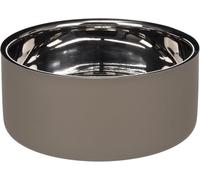 FEEDING AND DRINKING BOWL XARA ROUND TAUPE 20,5x8,5CM 1,9L