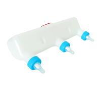 Feeding Baby Goats, Portable Animal Baby Goat Bottle with 3 Silicone Pacifier, Safe Plastic Feeder for Farms and Livestock