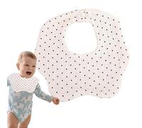 Feeding Bibs | 360 Degree Rotating Cotton Bibs for Petal Shape | Flower Bibs for Drooling and Teething Saliva Towels for Toddlers Boys or , A little bit, 1
