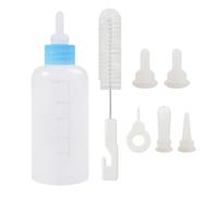 Feeding Bottle Set for Kittens, Baby Bottles for Puppies - 7-Piece Feeding Bottle Set for Small Cats | Complete Set of Pet Feeding Bottles, Includes Bottles and Replacement Feed