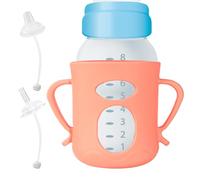 Feeding Bottle Sleeve, Silicone Bottle Case, Protective Bottle Sleeve, Food-Grade Bottle Cover, Anti-Break Bottle Sleeve, Travel Bottle Sleeve for 160ml Bottle