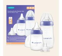 Feeding Bottle Starter Set Lansinoh Clear One Size
