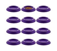 Feeding Bowl for Cockroaches - ABS Mini Feeder | Multi-coloured Food Tray 3.4 x 2.6 cm for Small Animals | Perfect for Isopods, Collembols and Invertebrates.